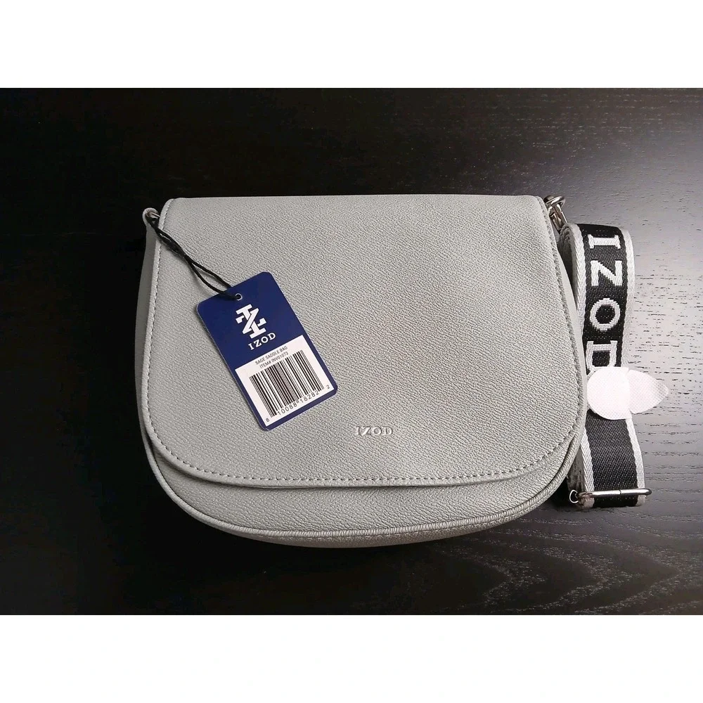 IZOD Sage Saddle Bag Crossbody Purse Women's NEW #1574